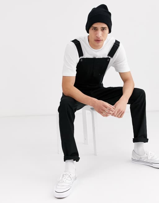 Male skinny hot sale overalls