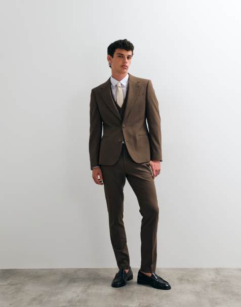ASOS DESIGN - Skinny pak in bruin - view 1