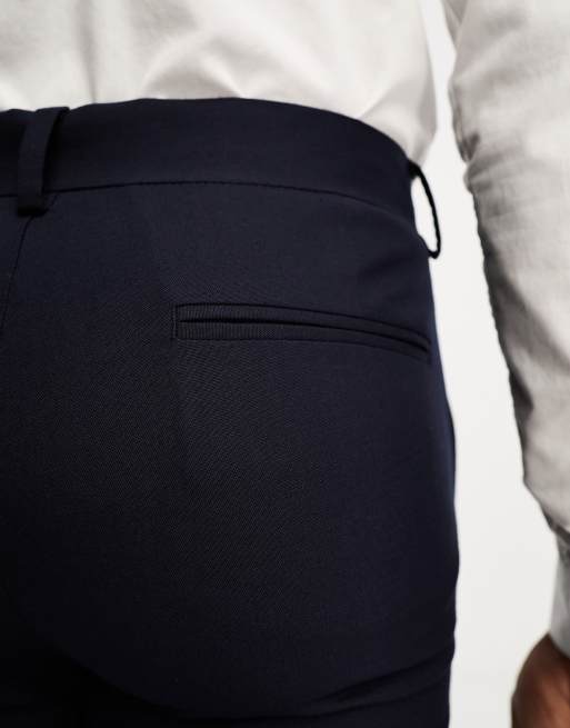 ASOS DESIGN - Skinny pantalon in donkerblauw, 2 van 5