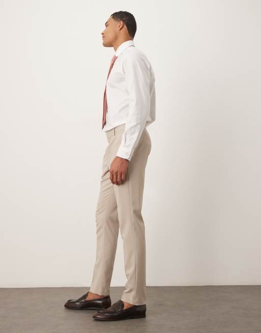 ASOS DESIGN - Skinny pantalon in ecru, 3 van 5