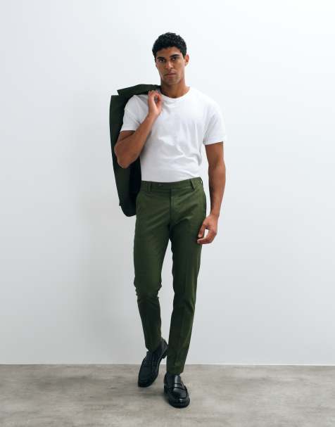 ASOS DESIGN - Skinny pantalon in groen - view 1