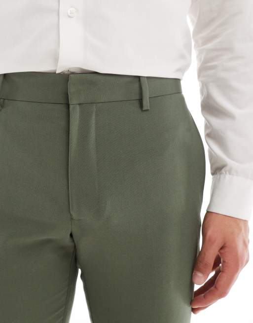 ASOS DESIGN - Skinny pantalon in kaki, 4 van 5
