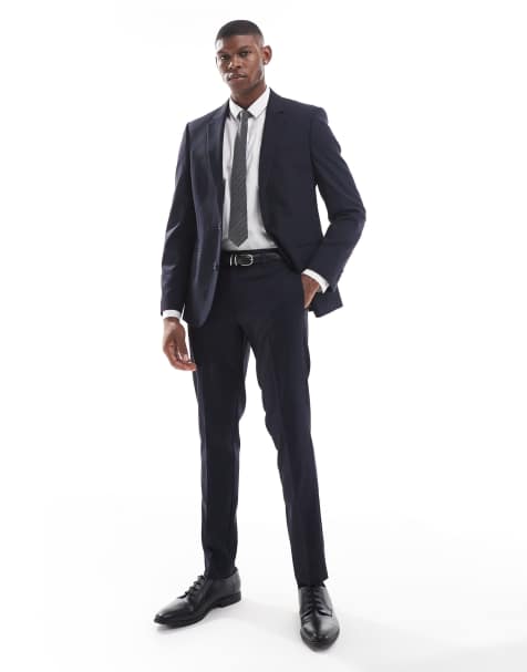 ASOS DESIGN - Skinny pantalon in marineblauw - view 1