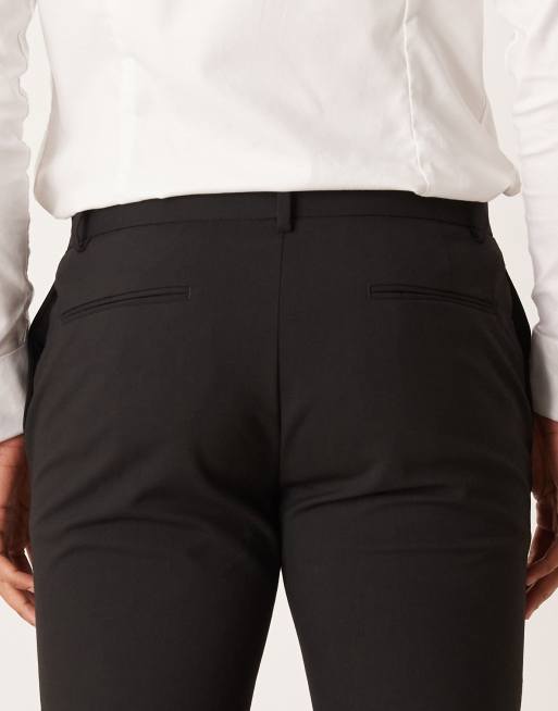 ASOS DESIGN - Skinny pantalon in zwart, 4 van 5