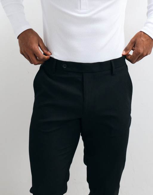 ASOS DESIGN - Skinny pantalon in zwart, 3 van 5