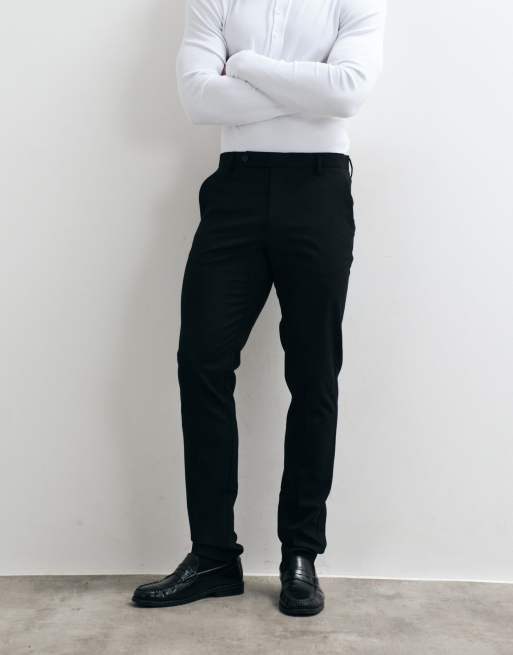 ASOS DESIGN - Skinny pantalon in zwart, 4 van 5