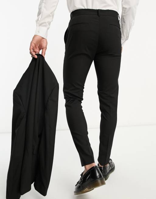 ASOS DESIGN - Skinny pantalon in zwart, 4 van 5
