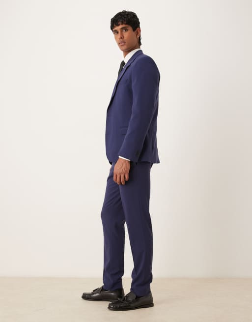 ASOS DESIGN - Skinny pantalon met stretch in marineblauw, 3 van 5