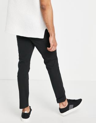 black skinny pants with pockets
