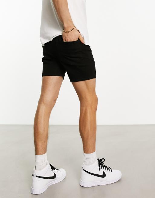 Mens denim shorts clearance asos