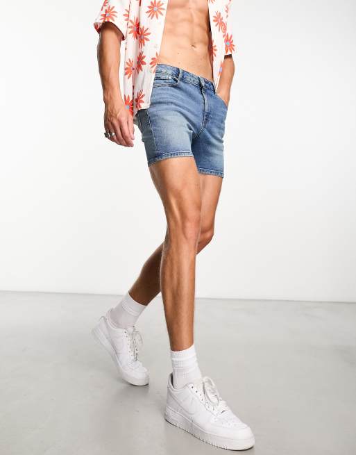 Asos hot sale denim shorts