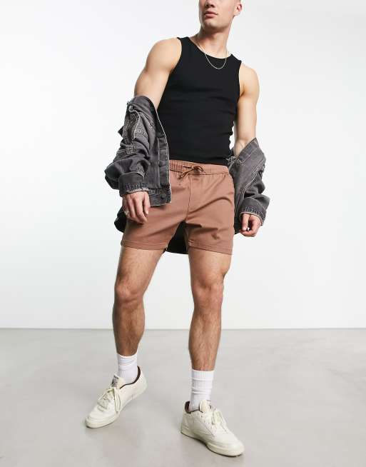 Skinny jogger store shorts