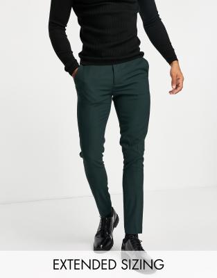 ASOS DESIGN skinny smart pants in black