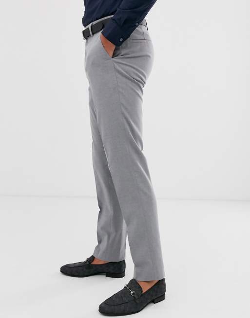 ASOS DESIGN skinny smart pants in gray, 4 of 4
