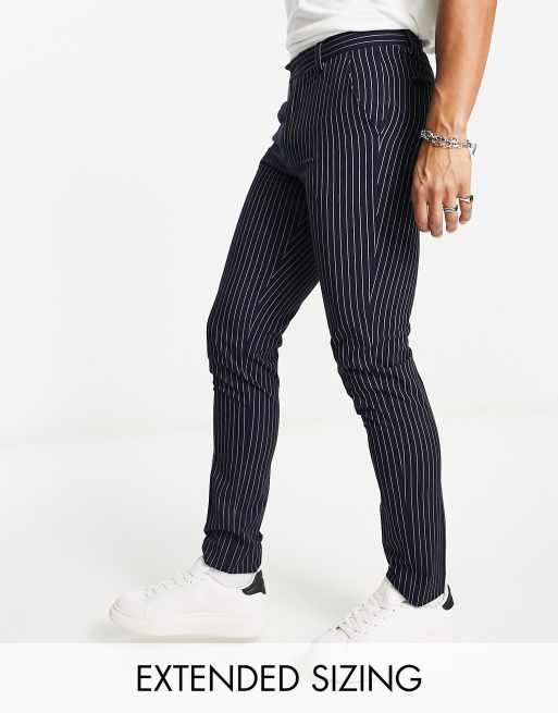 Mens skinny store striped pants