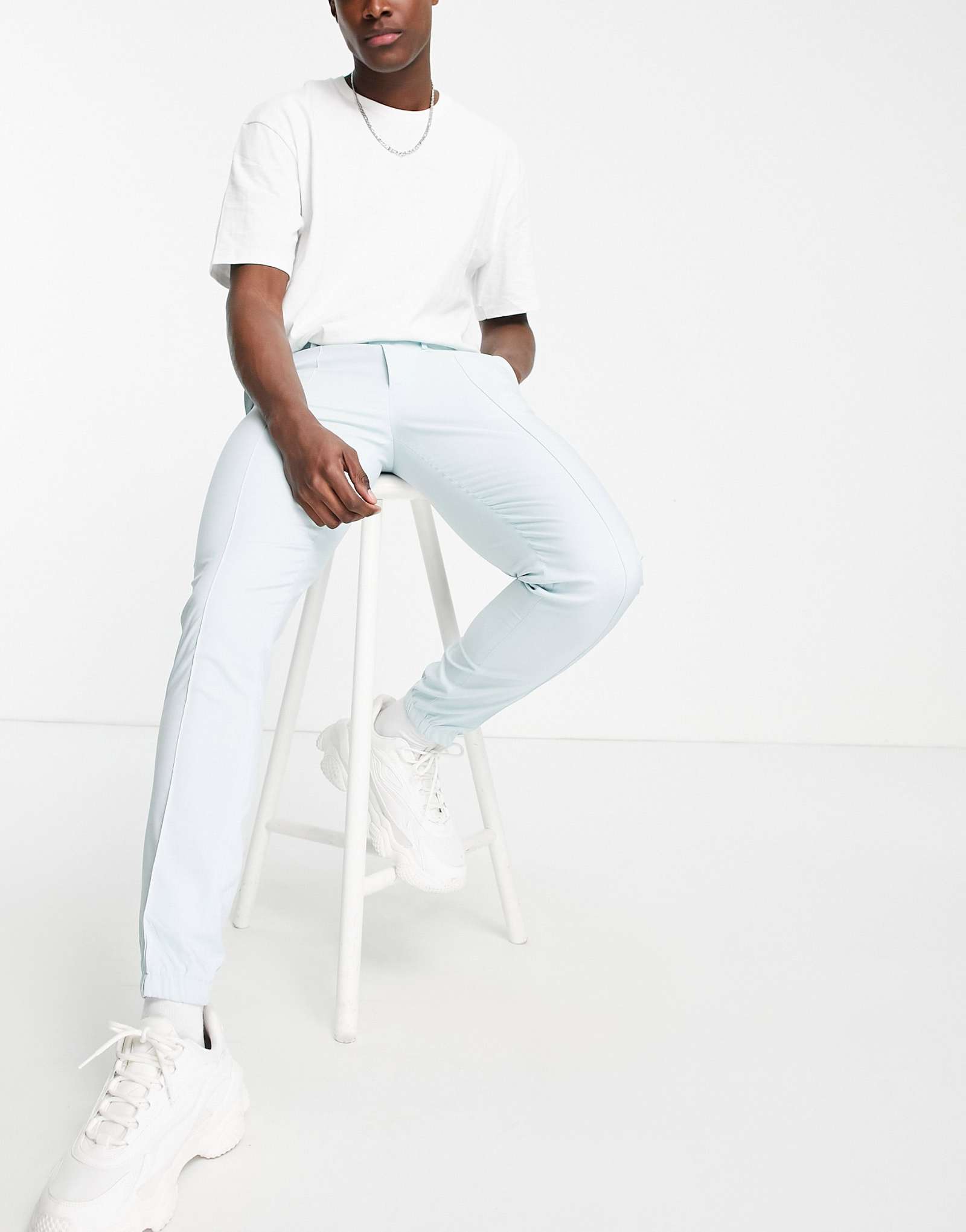 Облегающие спортивные брюки ASOS DESIGN smart мятного цвета - часть комплекта