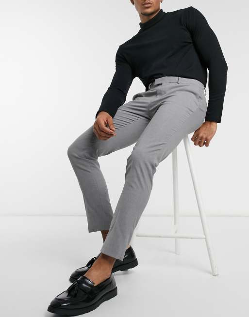 Asos grey hot sale pants