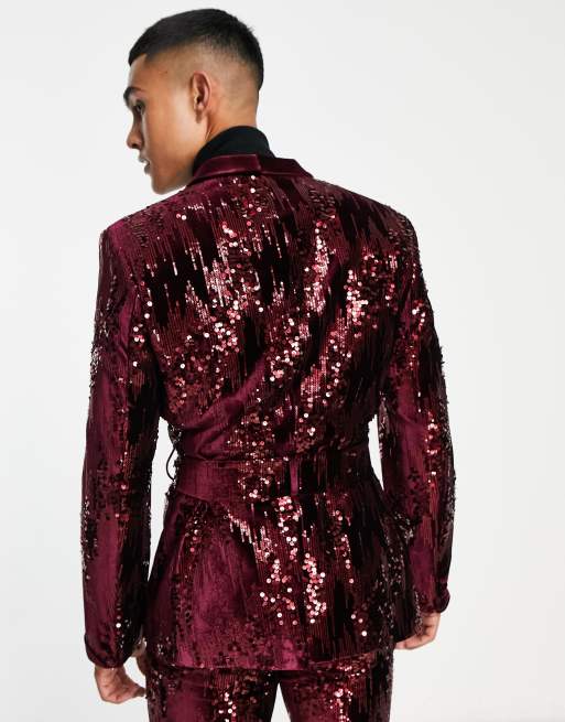 Asos mens hot sale sequin jacket