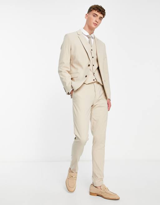 ASOS DESIGN - skinny stenfarvet habitjakke, 4 af 4