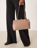 [ASOS DESIGN] ASOS DESIGN skinny strap frame shoulder bag in mushroom-Red No Size Mushroom