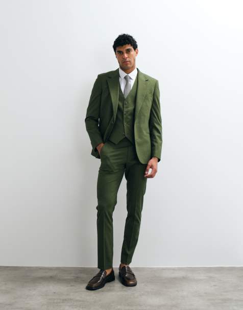 ASOS DESIGN skinny suit in green - view 1