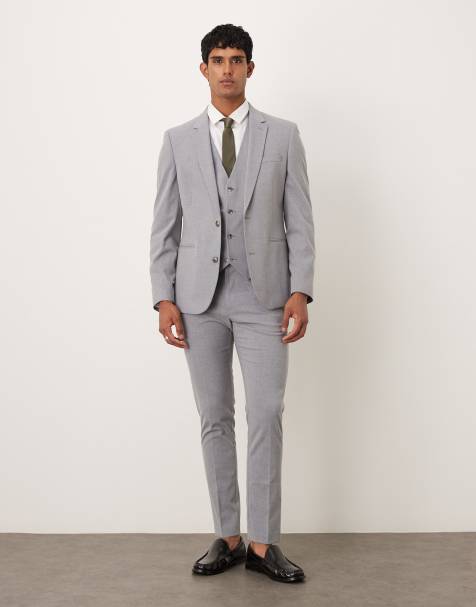 ASOS DESIGN skinny suit in grey - view 1