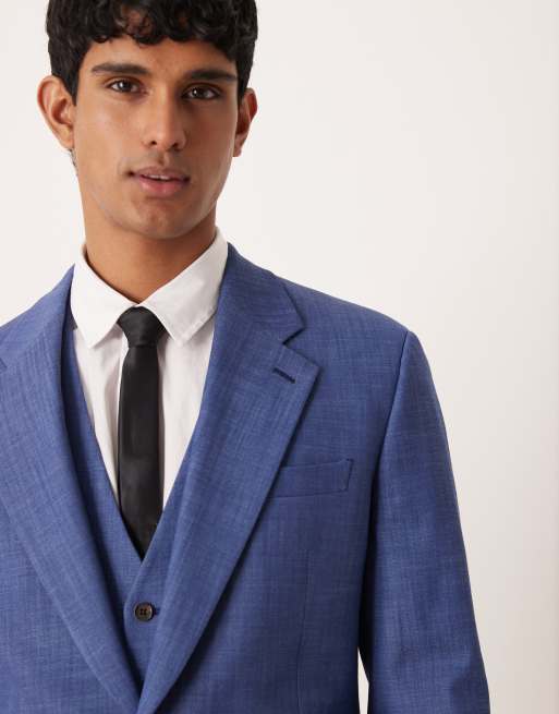 ASOS DESIGN skinny suit jacket in blue, 5 of 5