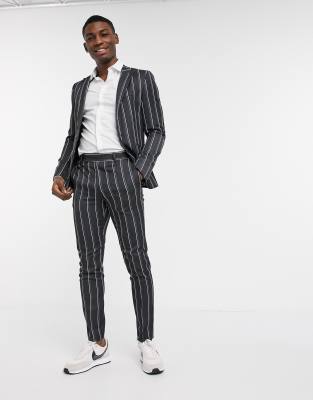 asos striped suit