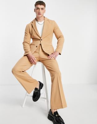 camel suit jacket