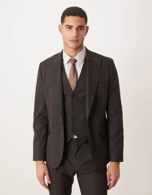 Asos Design Skinny Suit Jacket In Black