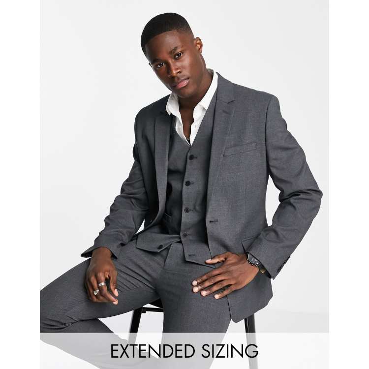 Grey clearance suit asos