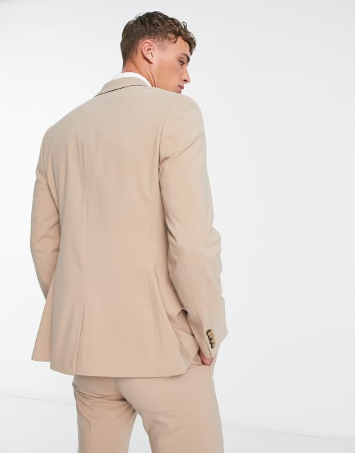 Asos hot sale tan suit