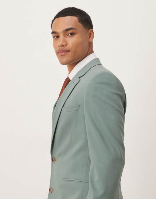 ASOS DESIGN skinny suit jacket in green, 4 of 5