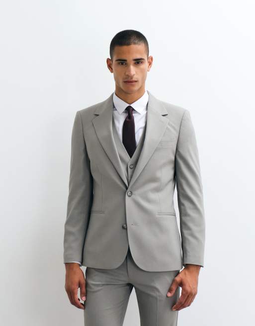 ASOS DESIGN skinny grey suit, 2 of 3