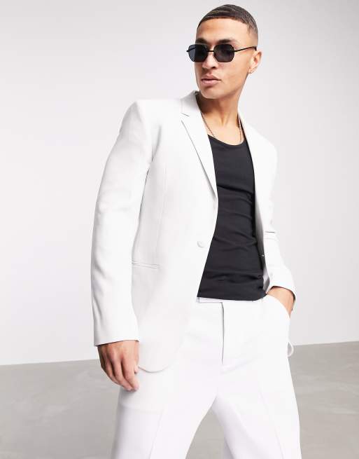 ASOS DESIGN textured suit in ice gray, 2 of 2