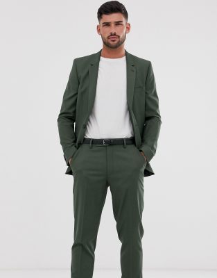 khaki suit asos