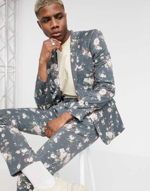 Asos shop floral suit