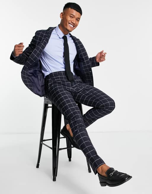 Asos on sale navy suit