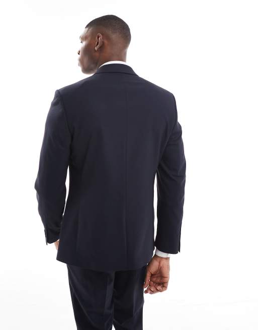 ASOS DESIGN skinny suit jacket in navy