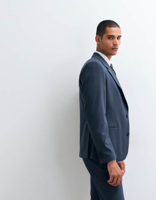 ASOS DESIGN skinny suit jacket in navy, 4 of 5
