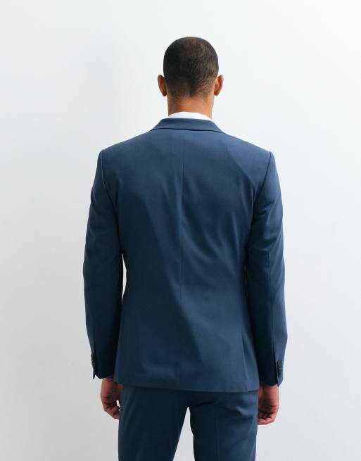 ASOS DESIGN skinny suit jacket in navy, 4 of 5