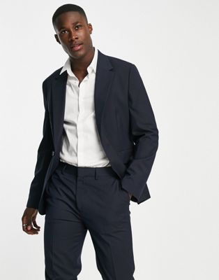ASOS DESIGN skinny suit jacket in navy - ASOS Price Checker