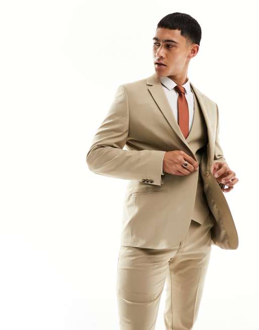 Asos deals tan suit