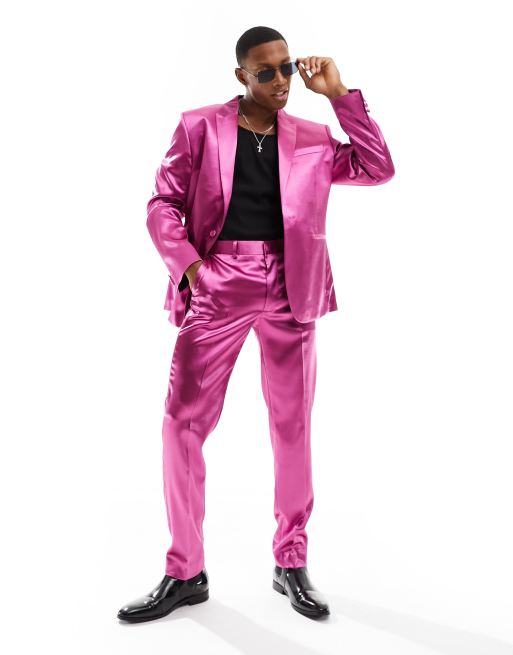 Realistic Slim Muscle Suit in Pink