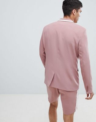 white and pink suit design
