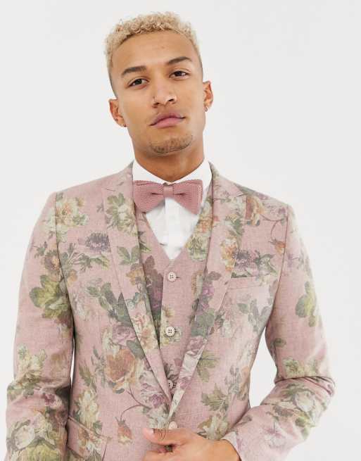 Asos mens hot sale floral suit