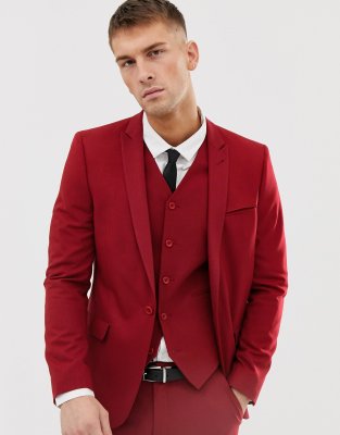 red suit jacket