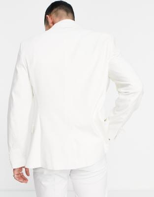 asos white suit jacket