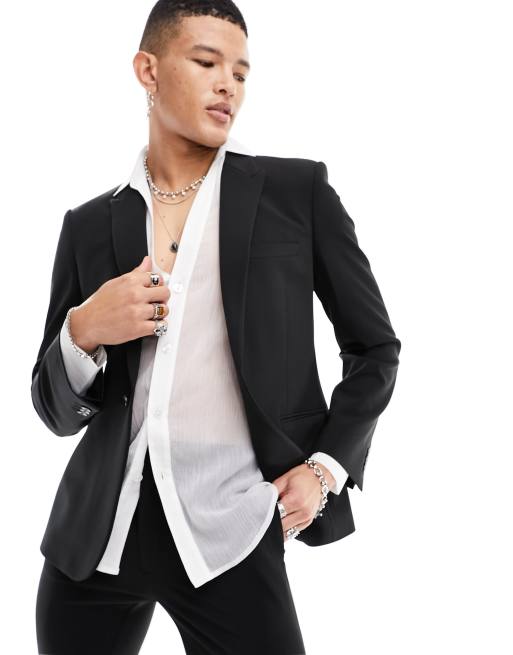 Asos mens skinny suits best sale