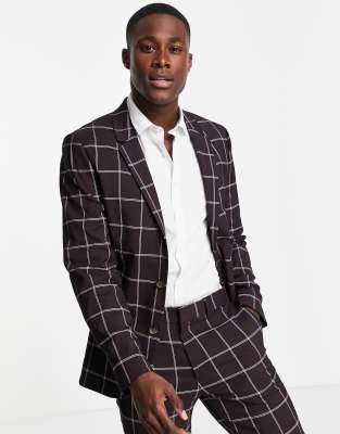 asos tartan suit